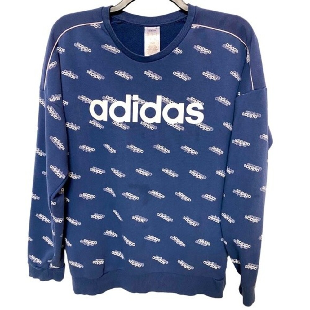 Adidas Men’s Tech Indigo Logo Sweater